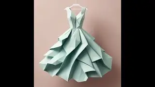How to Make an Origami Dress - Easy Step-by-Step Tutorial