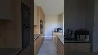 Kitchen in Japandi style designed by Formahome online kitchen planner & installed by Formahome team