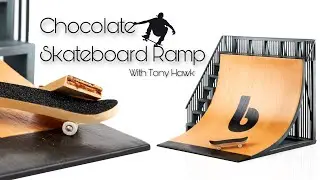Chocolate Skateboard Ramp!