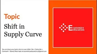Shift in Supply Curve  - Economics Concept