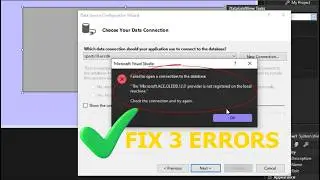 Connect Microsoft Access Database with Visual Studio 2026 (VB.NET & C#) Without Errors