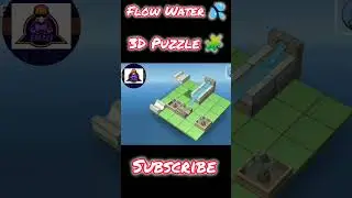 Flow Water 3D Puzzle 🧩 Level 5, 6 & 7 🥰 Raja Gaming Duniya #shorts