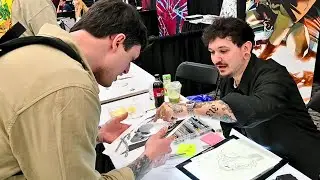 Buying Original Art Commissioned from our Favorite Comic Book Creators at OAX 2025