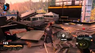 inFamous: Second Son - Destroy Pioneer Square DUP Mobile Command Unit Smoke Shot & Cinder Missile