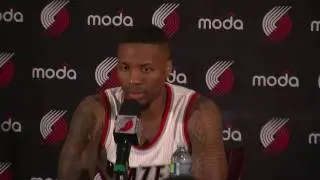 Damian Lillard discusses the Trail Blazers team bonding trip to San Diego