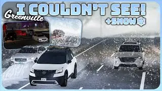I COULDN'T SEE!! + SNOW - Greenville Roleplay - GVRP