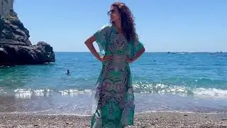 Silk cover ups to wear to the beach by Lindsey Brown