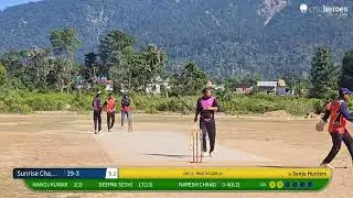 Sunrise Champawat vs Sanju Hunters Live Cricket Match | PPL SEASON 4 Live - Uchauligoth Cricket Gro