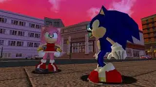 Sonic Adventure (DX): Amy over Sonic mod