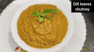 Dill leaves chutney recipe/sabsige soppina chutney recipe/sabbakki soppina chutney 