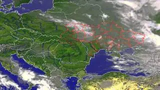 ⛅️ 17 марта 2016 за 5 секунд / March 17, 2016 5 second #weather #clouds #satellite #time-lapse