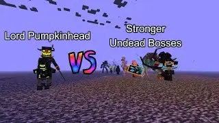 Lord Pumpkinhead vs Stronger Undead Bosses  Minecraft  Mob Battle
