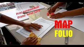 Proses membuat MAP Folio logo warna