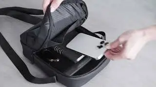 GXB00732 Golden Wolf Casual Shoulder Chest Anti-theft Waterproof Hand Cross Bags Bag