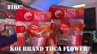Absolute GAS! Koi Brand THCA Flower Review! VapingwithTwisted420