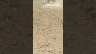 Universal U533 with 54 cutter Rotavator working in extreme hot climate on hard soil.