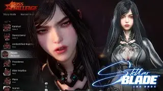 Raven - Skin Suit  No Damage  - || Stellar Blade Hard Mode || Boss Challenges ||