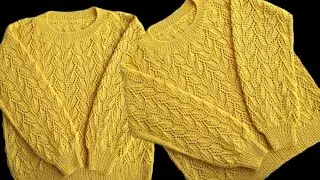 Beautiful lace design for Ladies sweater 