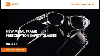 NEW Metal Frame Prescription Safety Glasses | ANSI Z87+ | RX Safety