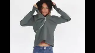 FREDDY D.I.W.O CURVE BREATHABLE SWEATSHIRT - Army