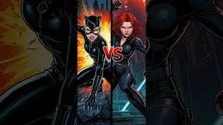 Black Widow vs Catwoman &ndash; Ultimate Femme Fatale Showdown! #shorts