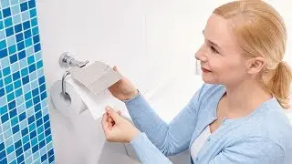 Portarrollos para papel higi&eacute;nico con tapa tesa&reg; Luup, metal cromado