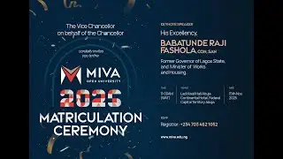 2025 Miva Matriculation Ceremony