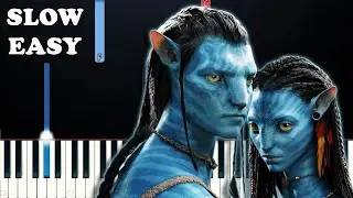 Avatar Theme Song (SLOW EASY PIANO TUTORIAL)