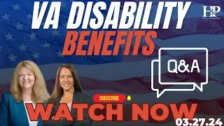 LIVE Q+A with VA Disability Benefits Lawyers! 03.27.24