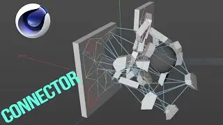 How to connect Voronoi fracture parts | Cinema 4d Tutorial