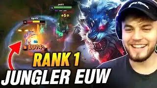 FACING OFF AGAINST THE RANK 1 JUNGLER IN EUW/KR | PusiPuu
