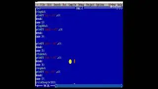 C program for major calculator