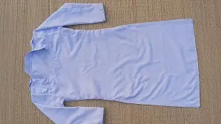 School Uniform Cutting & Stitching Step by Step ✂️ | Shoulder Patti with Dupatta Locking Trick