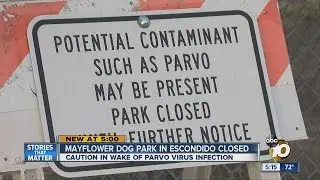 Mayflower Dog Park in Escondido closed