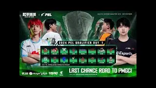 MATCH 1 | 2024 PMGC PEL QUALIFICATION DAY 1 HIGHLIGHTS |