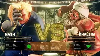 STREET FIGHTER V: NASH Vs DHALSIM