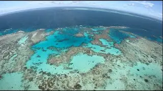 Great Barrier Reef Austrailia Helicopter Ride over Moore Reef 2025