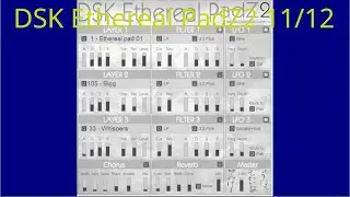 [VST演奏]音質も数も凄い 「DSK Ethereal PadZ 2」 part11