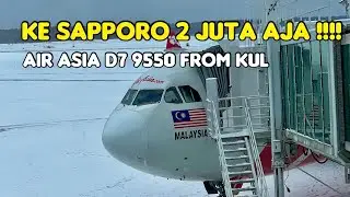 Испытание самолета Airbus A330-300 авиакомпании AIR ASIA на рейсе из Куала-Лумпура в Саппоро.