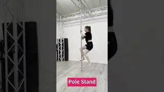 Pole Stand. #pole #polefit #polefitness #fitness #workout #poledancing