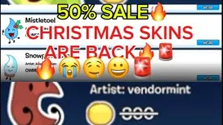 50% SALE AND CHRISTMAS SKINS ARE BACK🎄🔥👺🚨