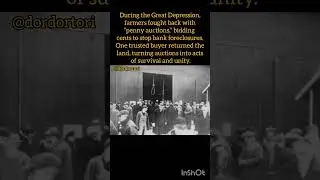 The Auction That Broke the Banks &mdash; For Pennies, #history #facts #bank #farmer #didyouknow
