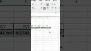 Timezone Adjustments in Excel #shorts #youtubeshorts
