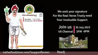 I Signed, Pledged - to Support Real Heroes - Our Farmers #nativefoodstore #initiative