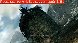 Skyrim. Прохождение № 1. Без ком. Чуть не казнили но спас дракон.