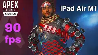 Apex Legends Mobile! First match on New iPad Air 5 (ExtremeHD settings)