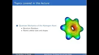 Atomic Structure 06: The Hydrogen Atom and Atomic Orbitals