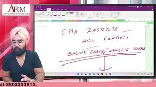 CMA INSTITUTE WILL CONDUCT ONLINE OR OFFLINE EXAMS ?