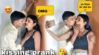 KISSING PRANK ON GIRLFRIEND 😘 ll What have I done today 😱😘 ll Aashish_prank