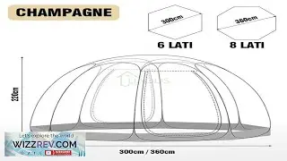 Dome Tent Camping Tent Outdoor Waterproof 4 8 Person Transparent Mushroom Tent Review